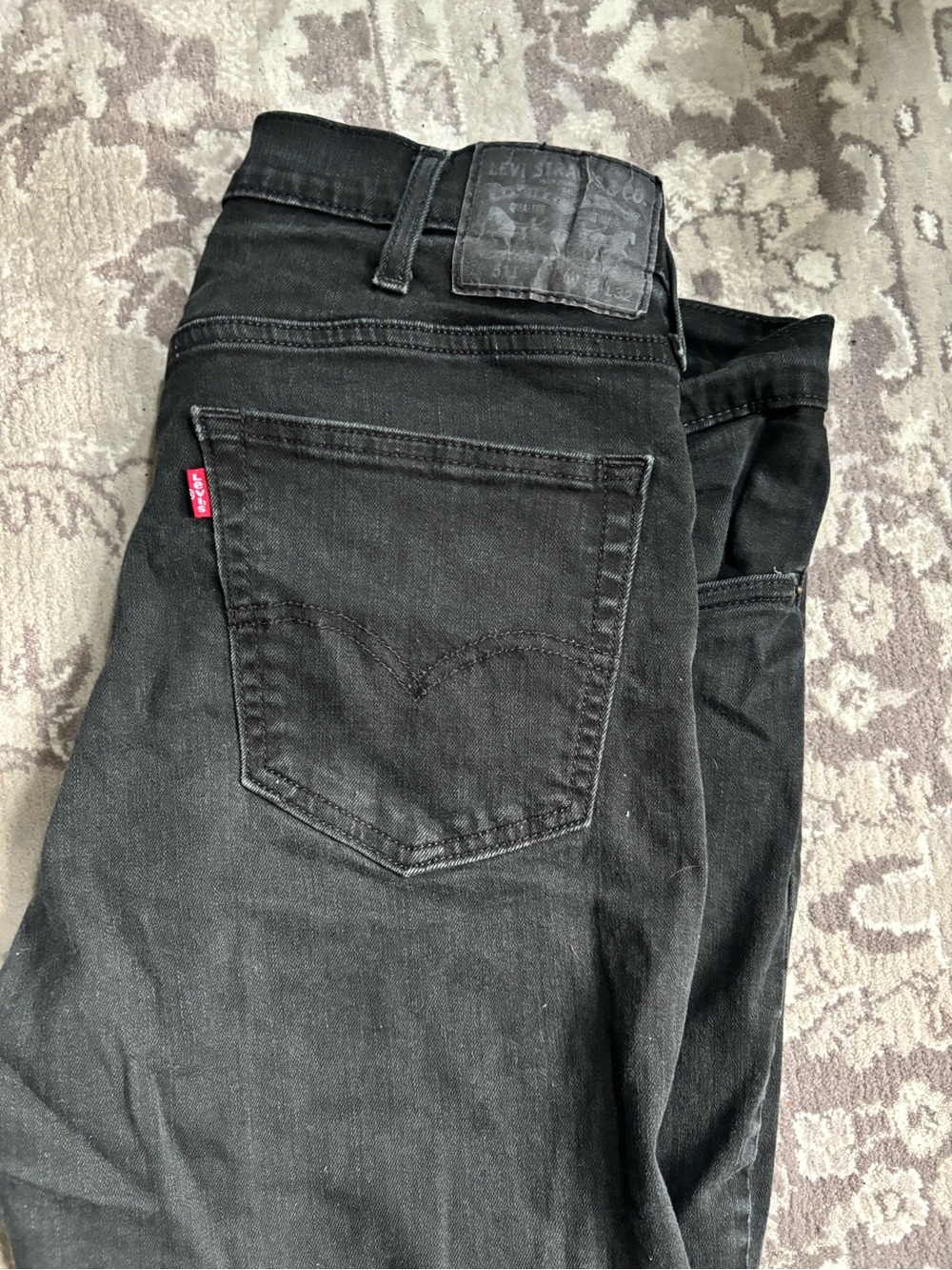 Levi's 511 Black Men's Slim Jeans